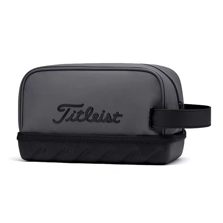T1002-P-7 그레이&블랙 타이틀 파우치 65000원