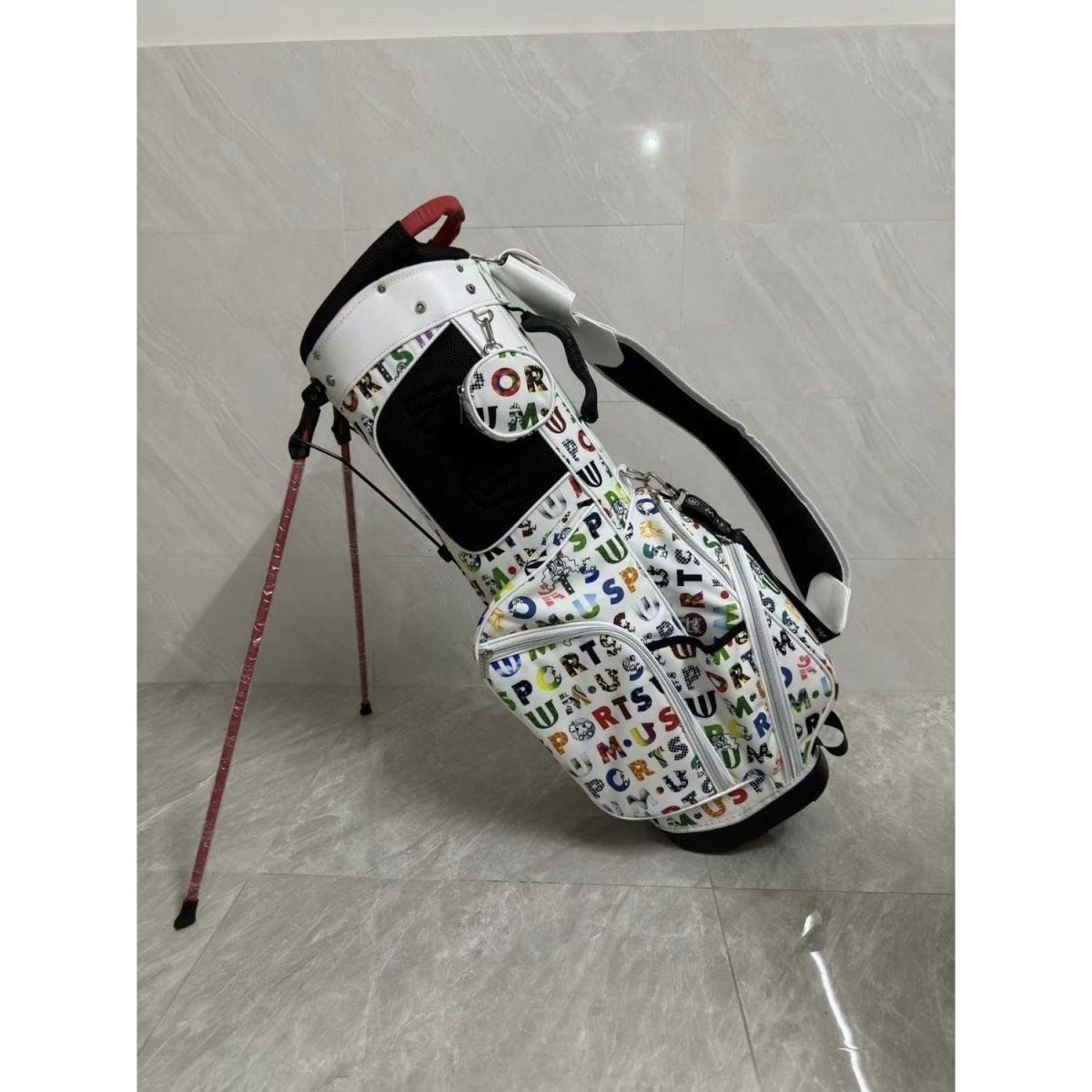 MU1001-CB-17 화이트&무늬 M-U SPORTS 스탠드형 캐디백 198000원