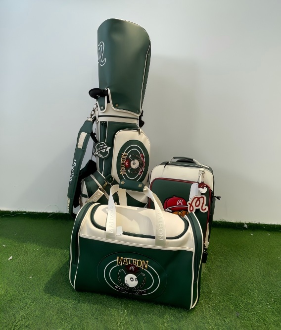 M1009-SET-1-6 그린 캐디백&캐리어백&보스턴백 3종세트 말본  390000원