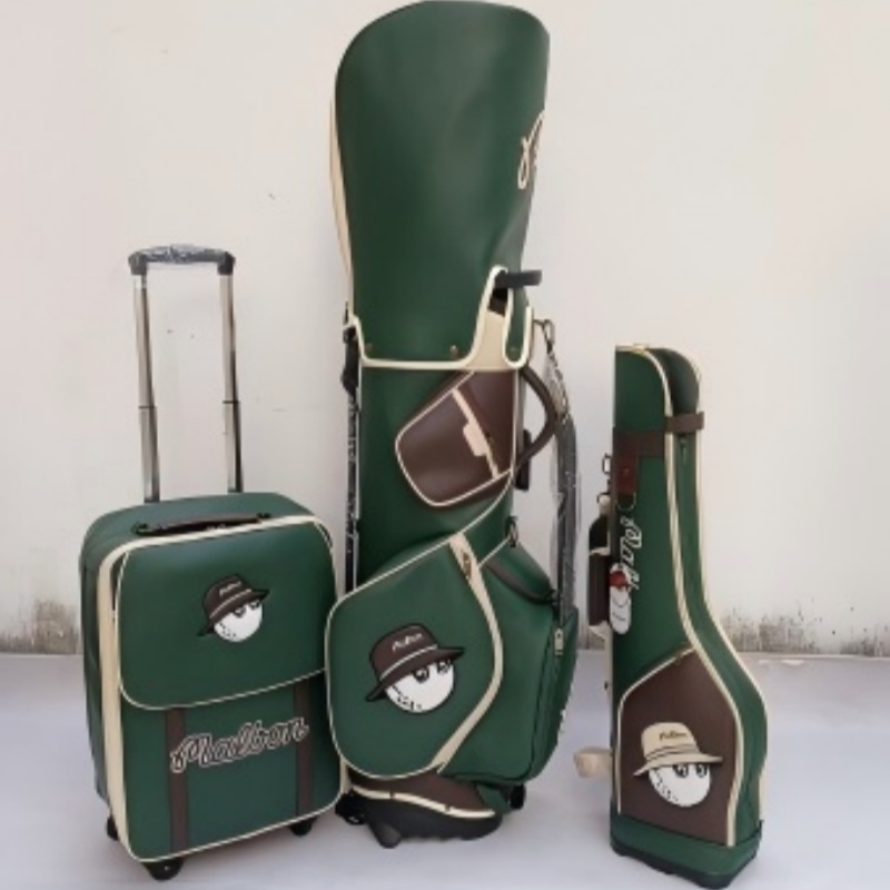 M1011-SET-6 그린 / 네이비 캐디백&캐리어백&하프백 3종세트 말본  420000원