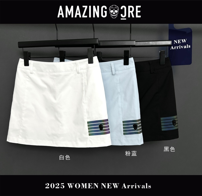 AMG3010 어메이징 여자 치마 화이트/하늘색/블랙