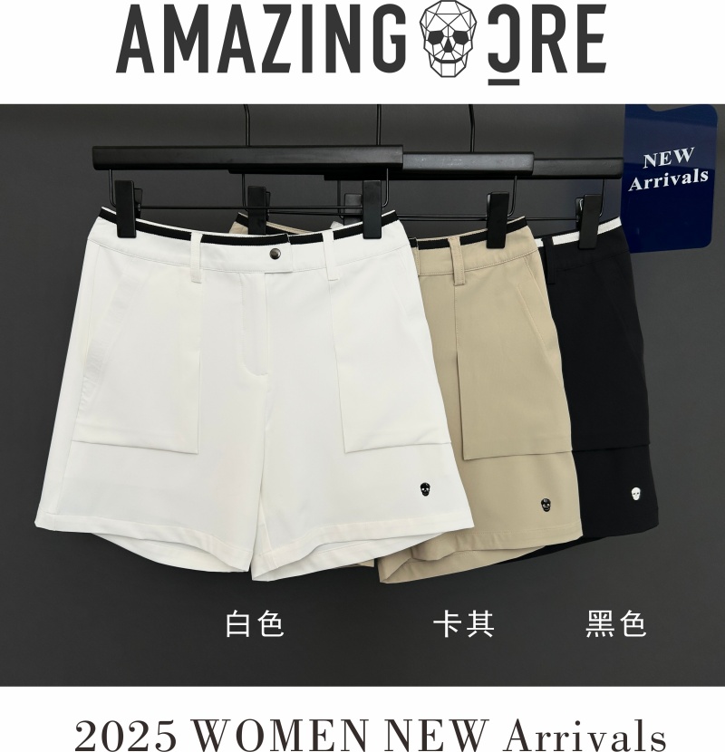 AMG3002 어메이징 여자 반바지 화이트/배이지/블랙