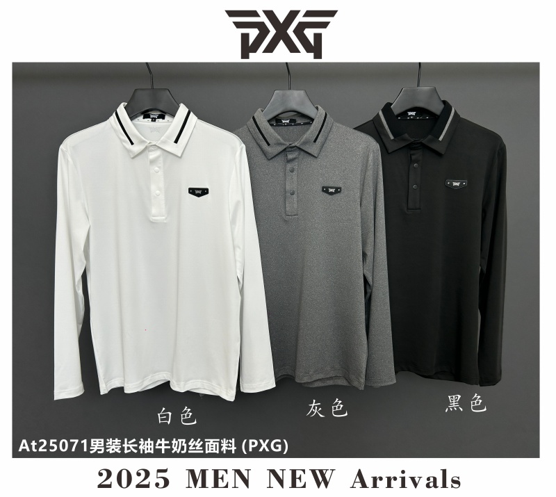 PX2008 PXG 남자 긴팔 티 화이트/그레이/블랙