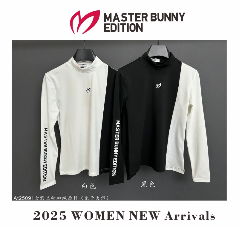 MST3001 마스터바니 여자 기모 긴팔 타 화이트/블랙