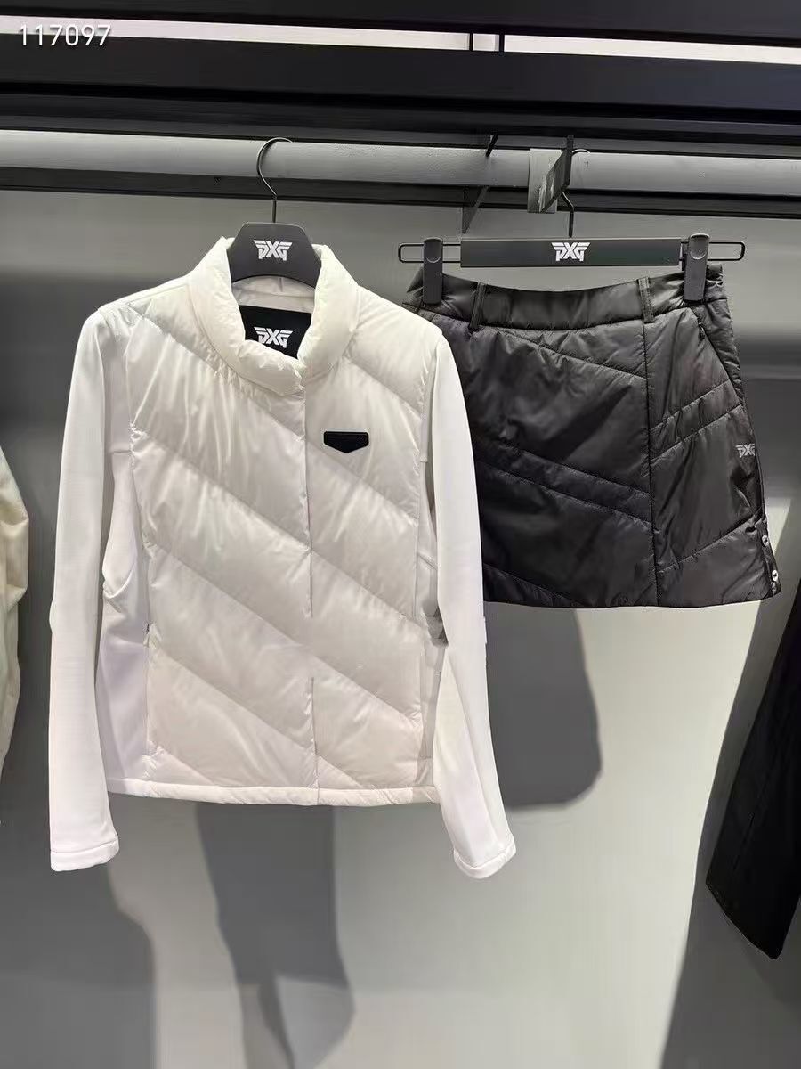 PX3020 PXG 여자 패딩 세트(패딩+치마) 화이트 / 블랙