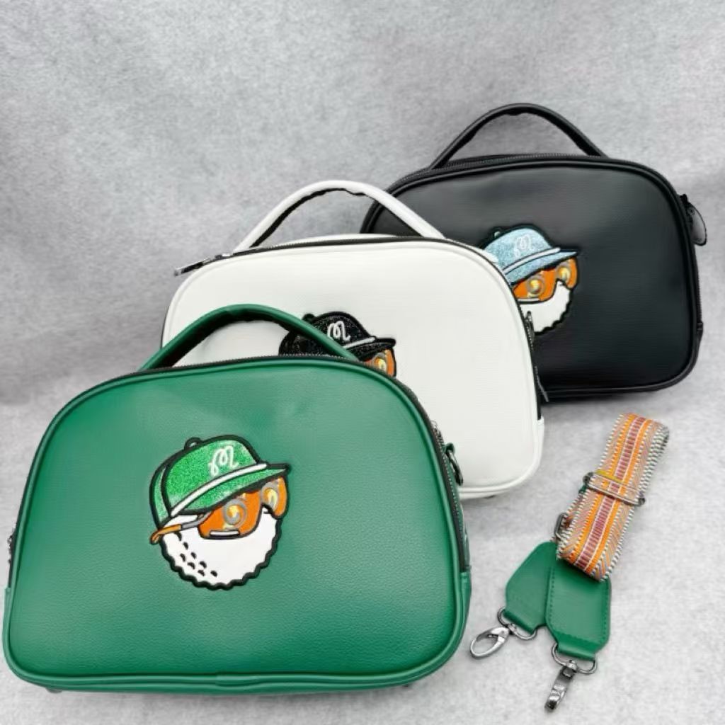 M1007-P-2 화이트 / 그린 / 블랙   말본 파우치 68000원