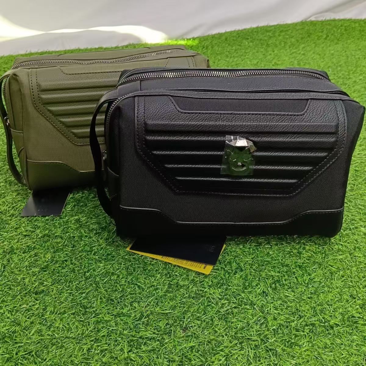 AMG1005-P-6-11 그린 / 블랙 파우치 어메이징  58000원