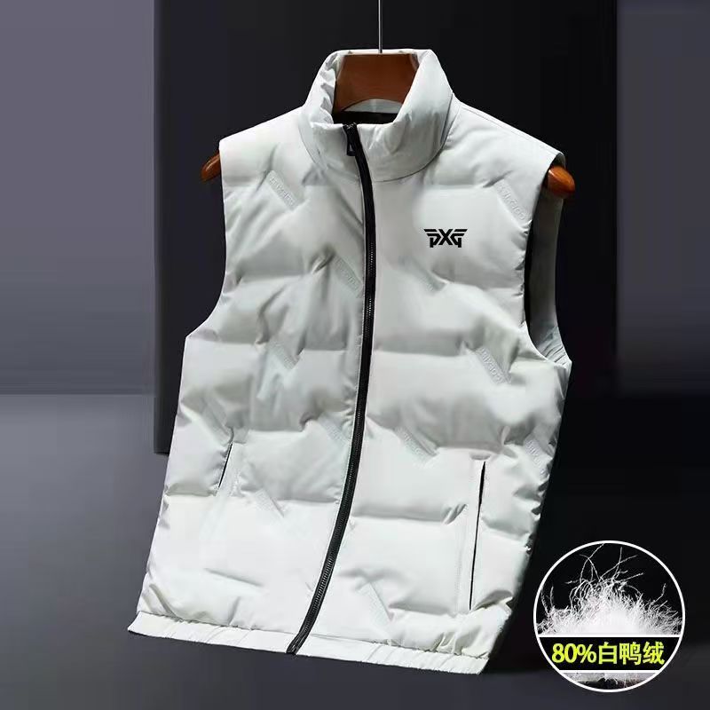 PX2018 PXG 남자 패딩 조끼 화이트/블랙/그린