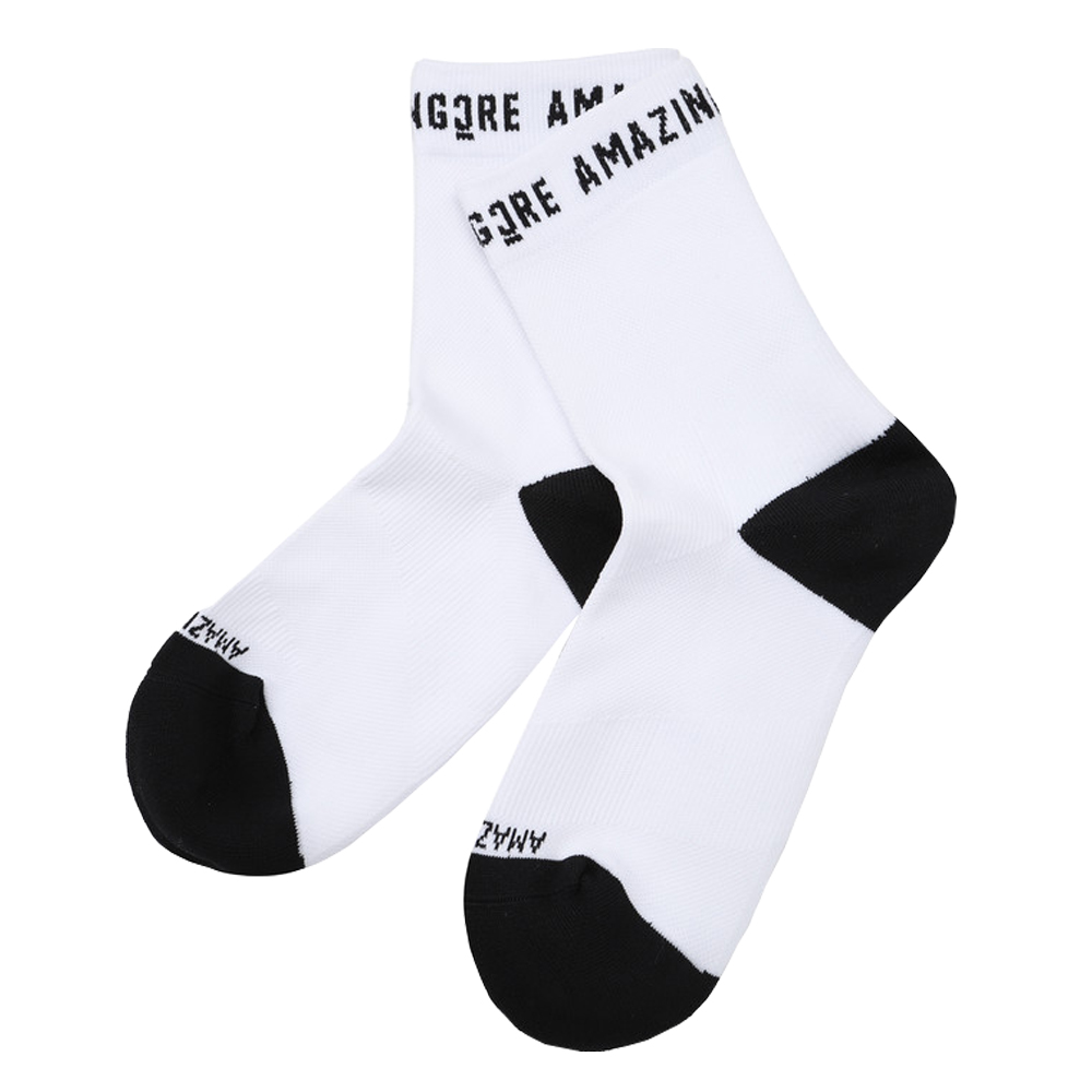 AMG1002-SOCKS 화이트/블랙 양말 어메이징  25000원