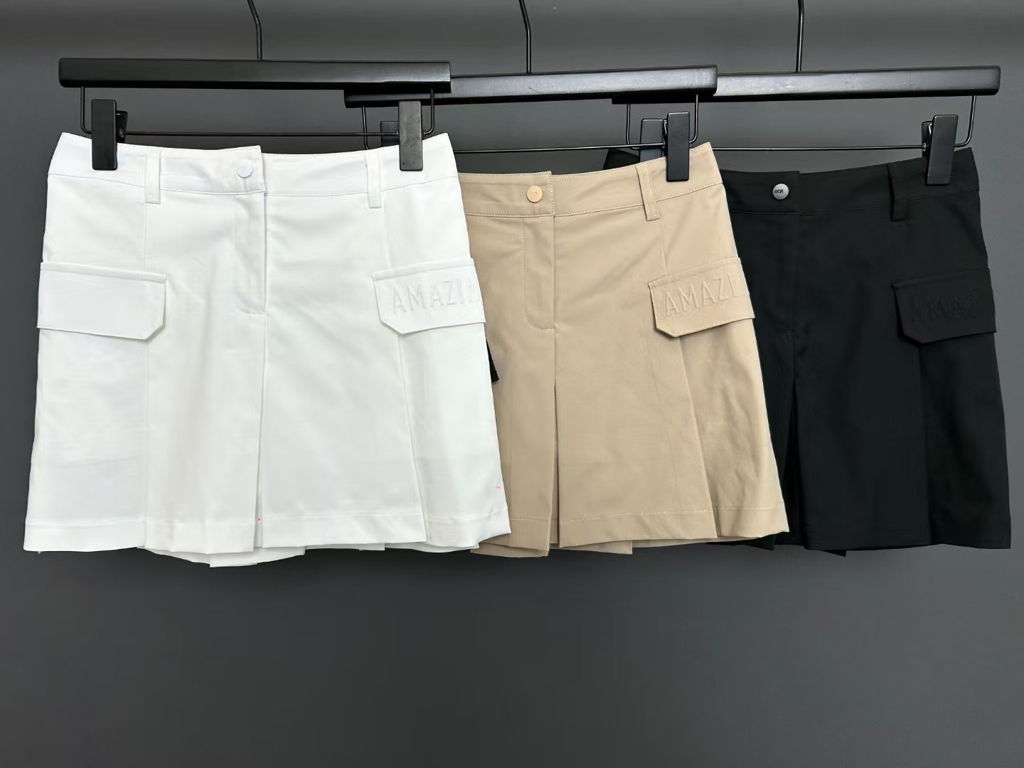 AMG3008 어메이징 여자 치마 화이트/블랙/베이지