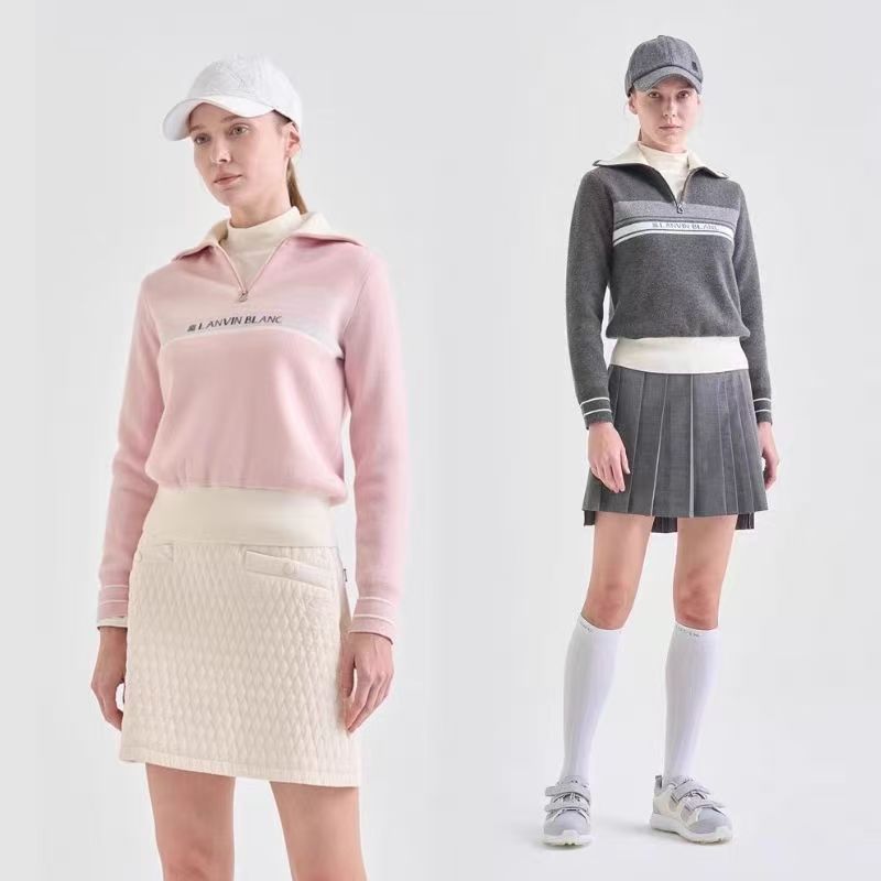 LAN3002 LANVIN 랑방 여자 니트 핑크/그레이