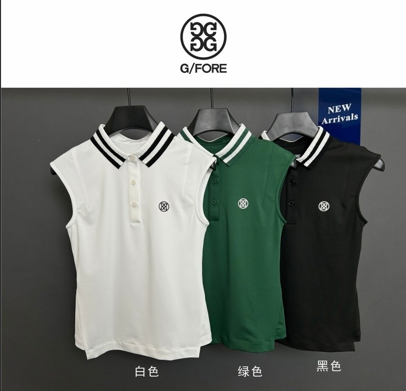 GF3001 지포어 여자 베스트 화이트 / 블랙 / 그린