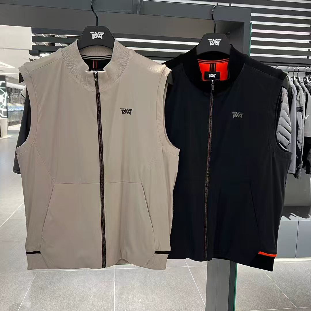 PX2021 PXG 남자 반팔 조끼 블랙/그레이 