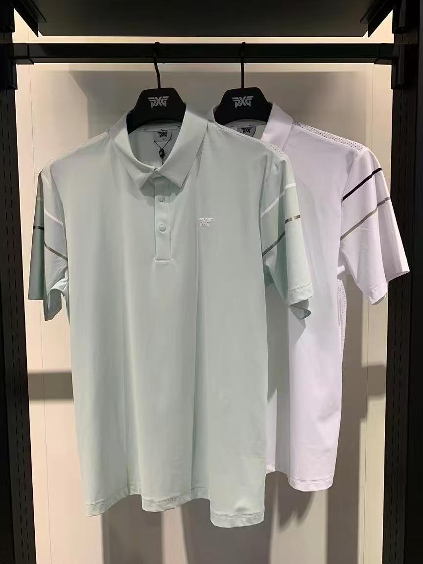 PX2019 PXG 남자 반팔 티 화이트/그린