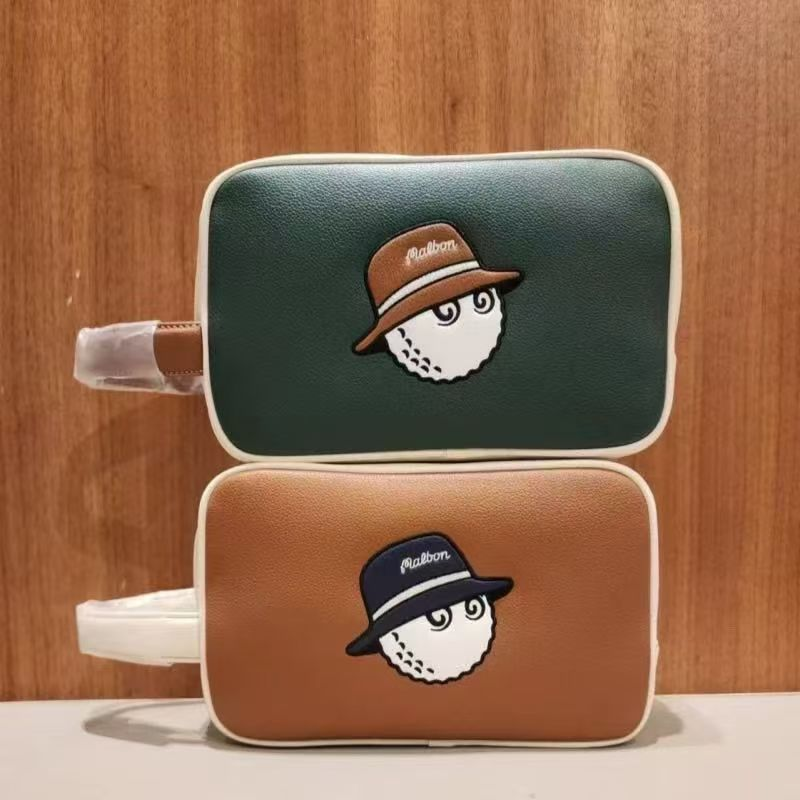 M1009-P 그린/브라운  파우치 말본  55000원