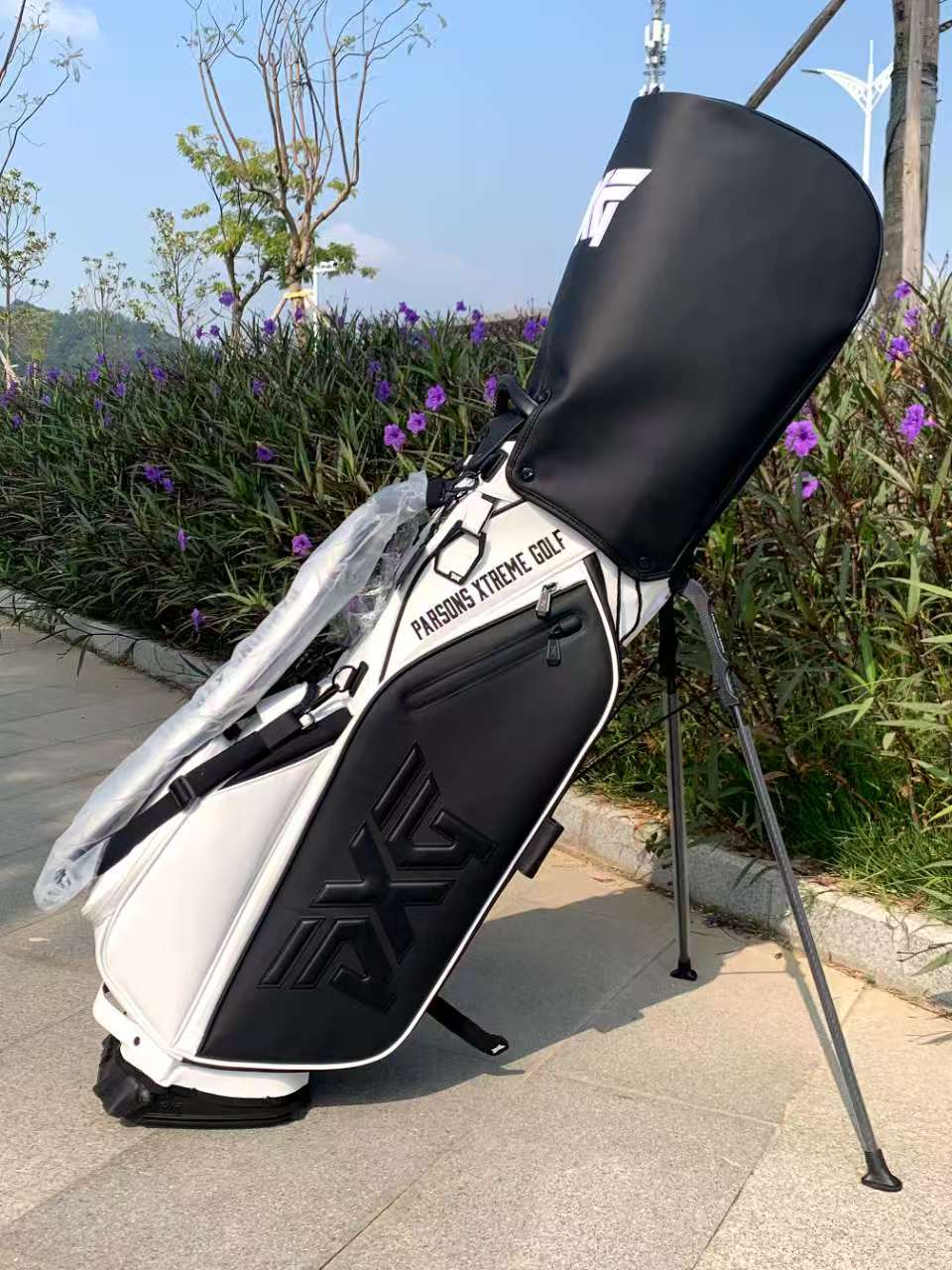 PX1023-CB 블랙&화이트 캐디백 PXG  220000원