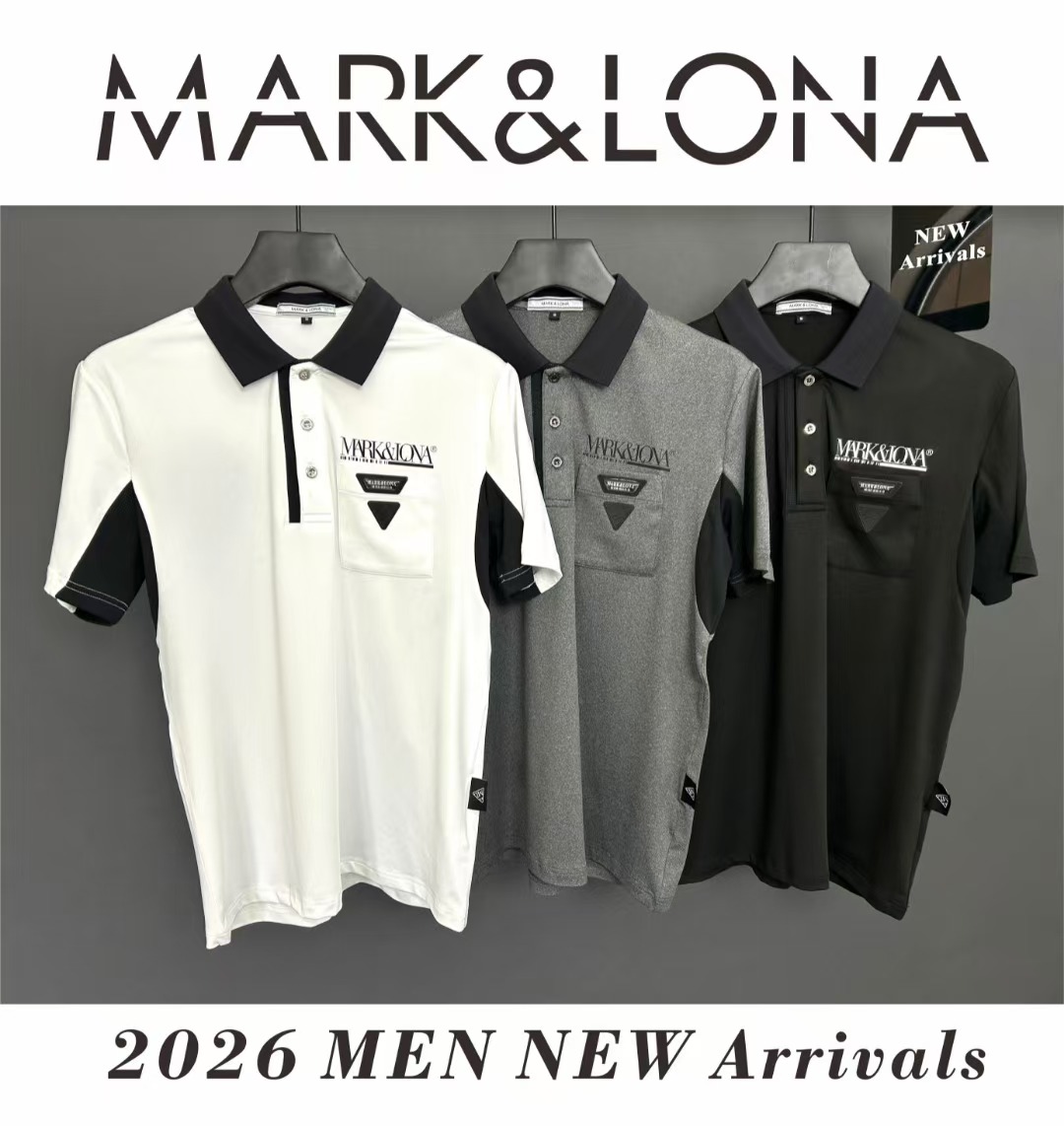 MK2001 마크앤로나 남자 반팔티 화이트/블랙/그레이 68000원