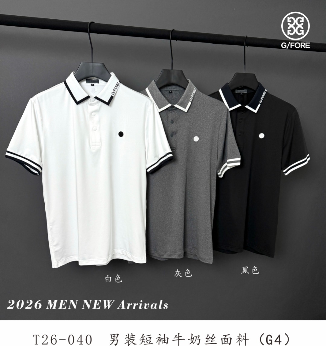 GF2024 지포어 남자 반팔티 화이트/그레이/블랙 68000원