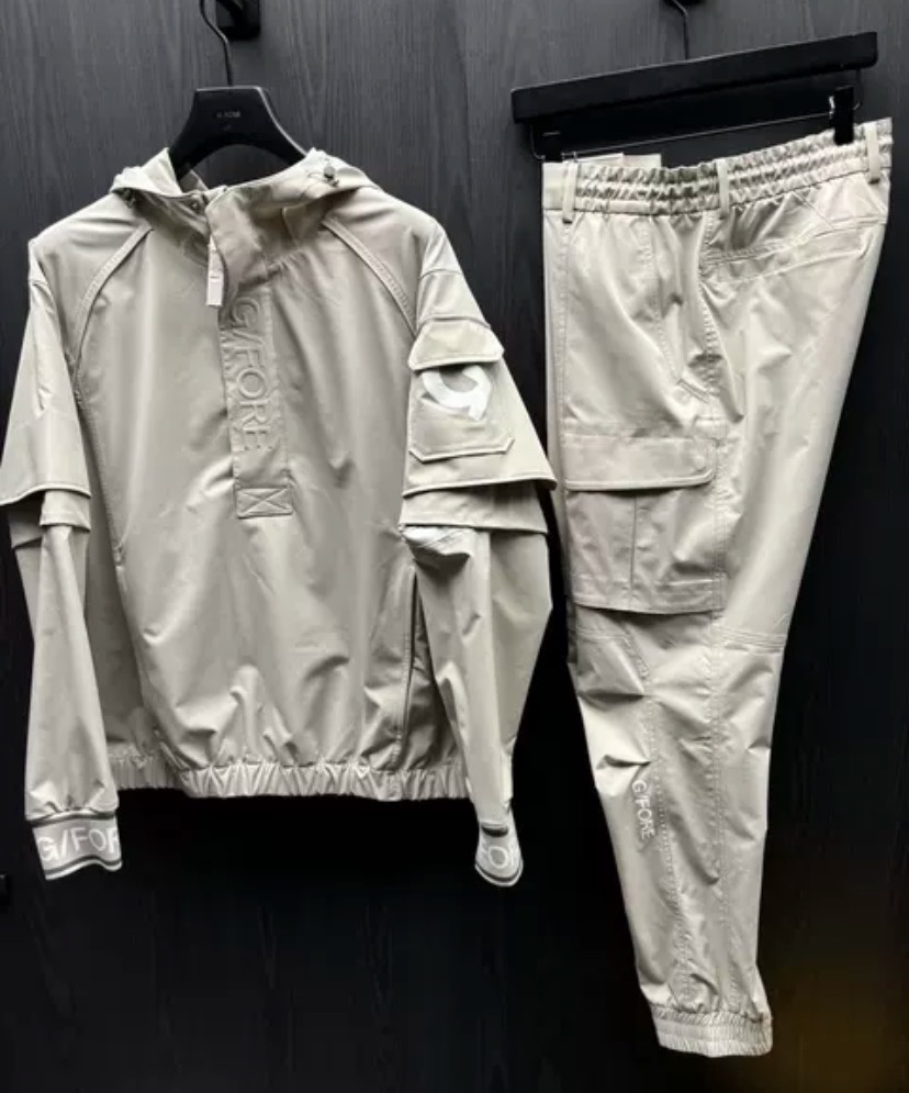 GF2029 지포어 남자 바람막이 세트 그레이/블랙 150000원