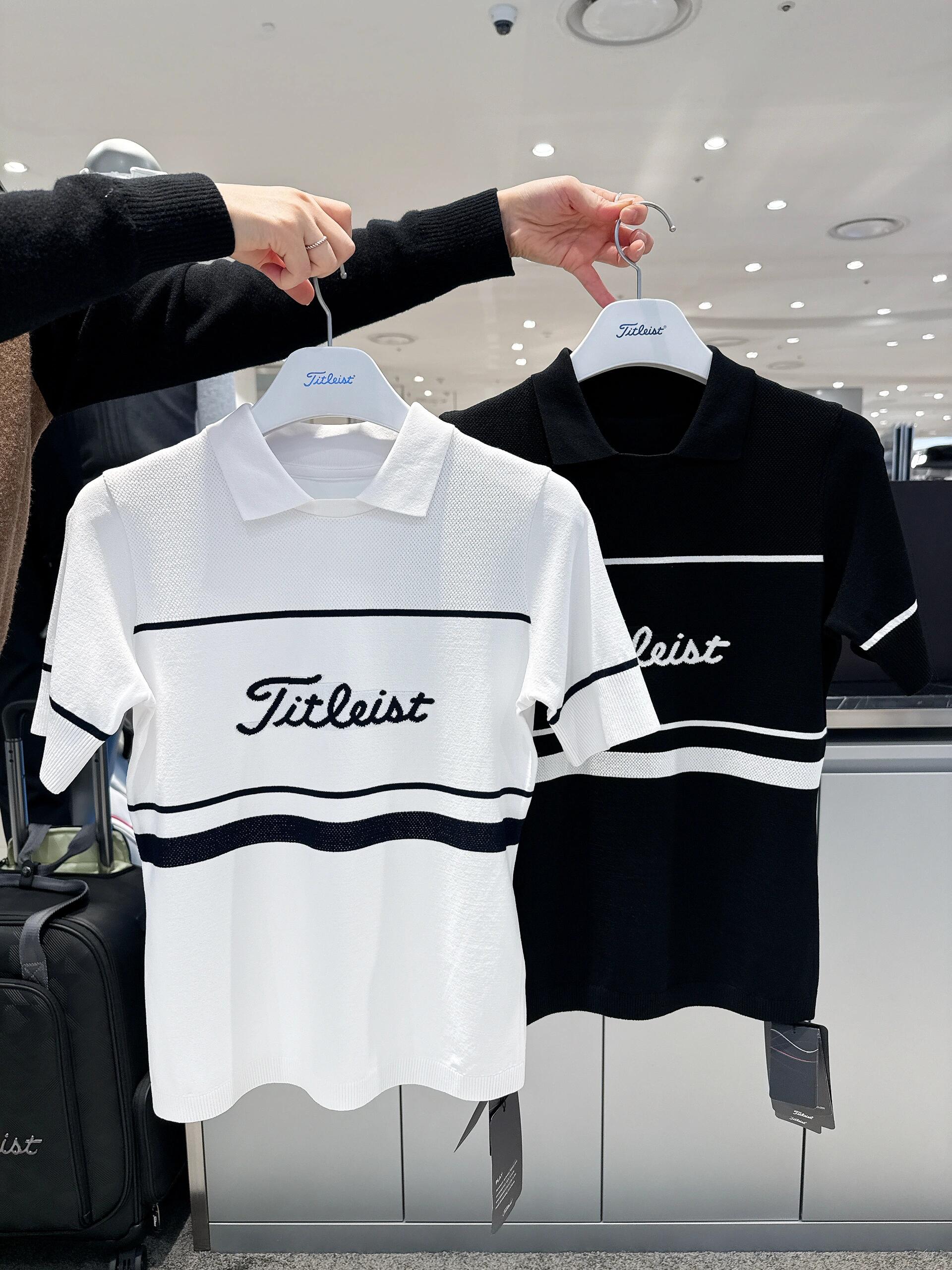 T3022 타이틀 여자 반팔 니트 티 화이트/블랙 80000원
