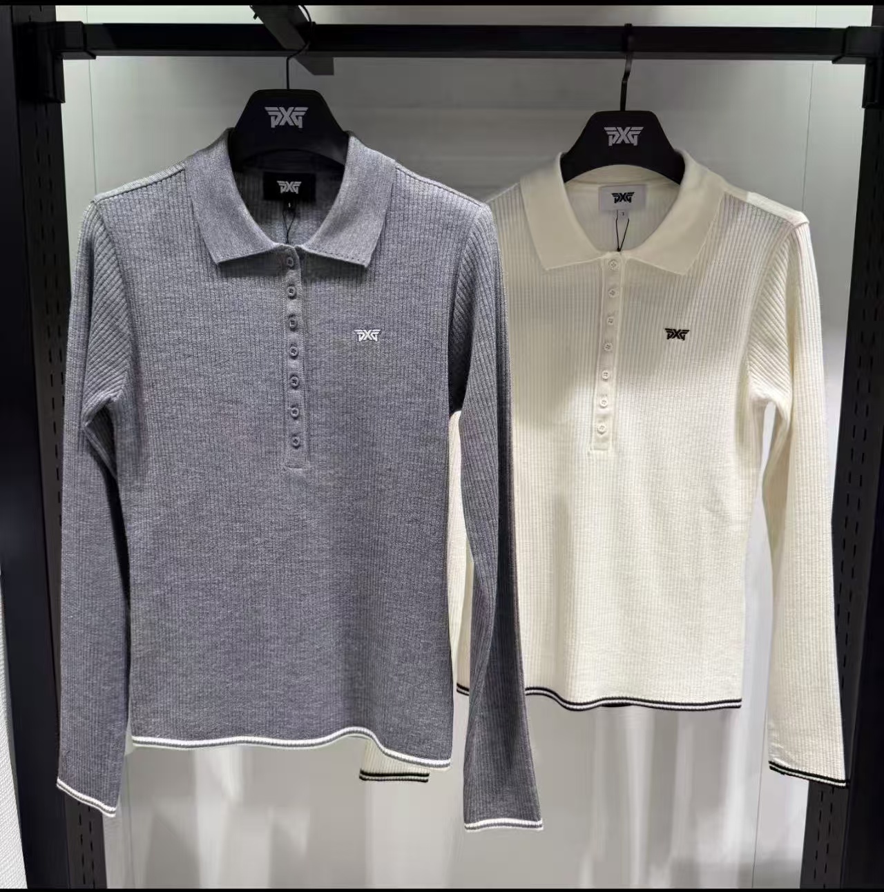 PX3039 PXG 여자 긴팔 니트  그레이/아이보리 85000원