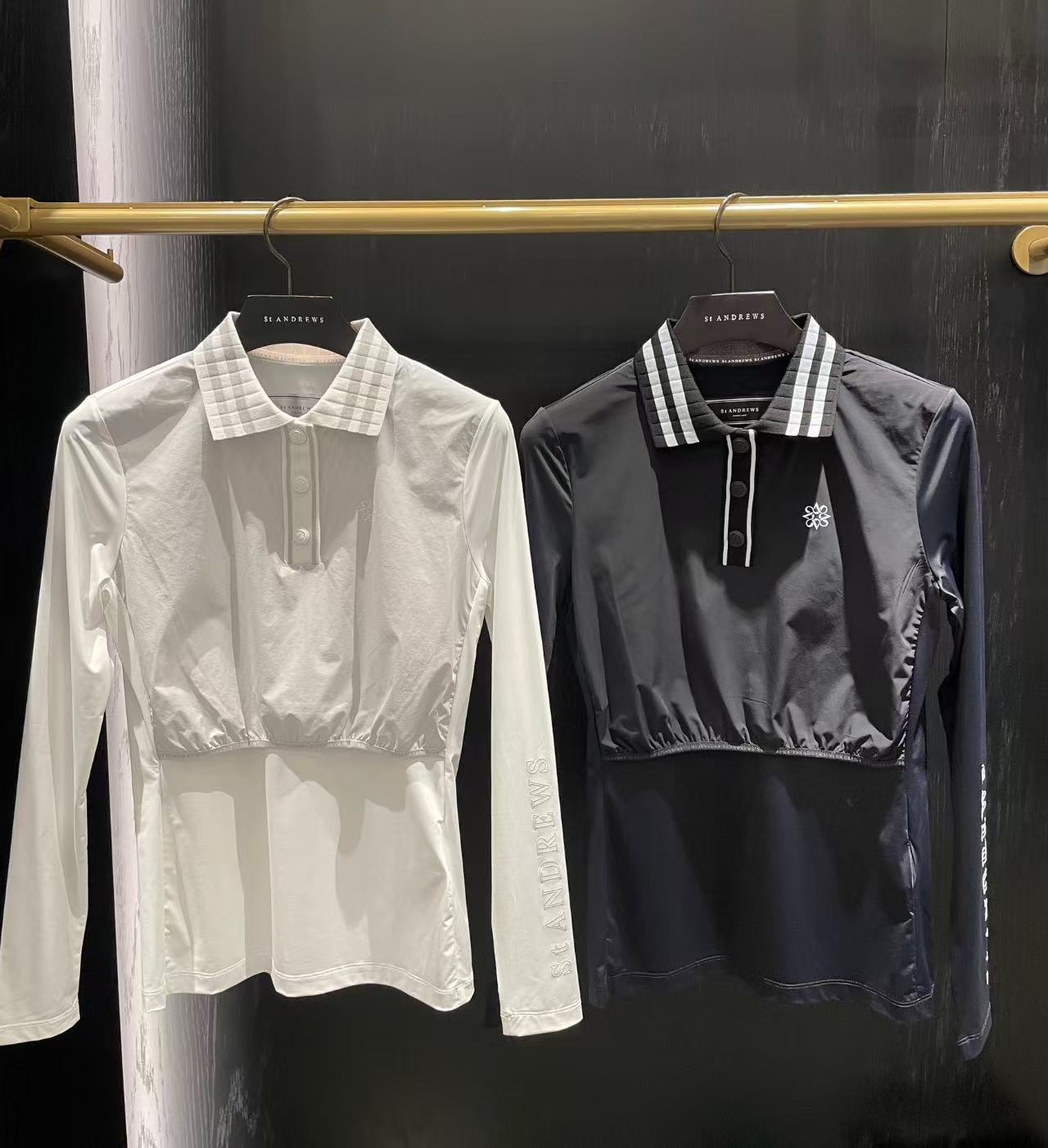 ST1001 세인트 앤드류스 여자 상의  화이트/블랙 110000원