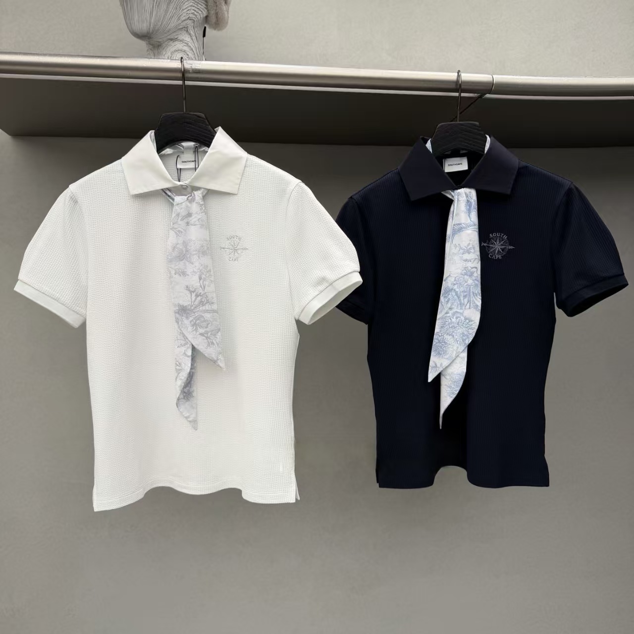 SCP3004 SOUTHCAPE 여자  반팔티 화이트/블랙 80000원
