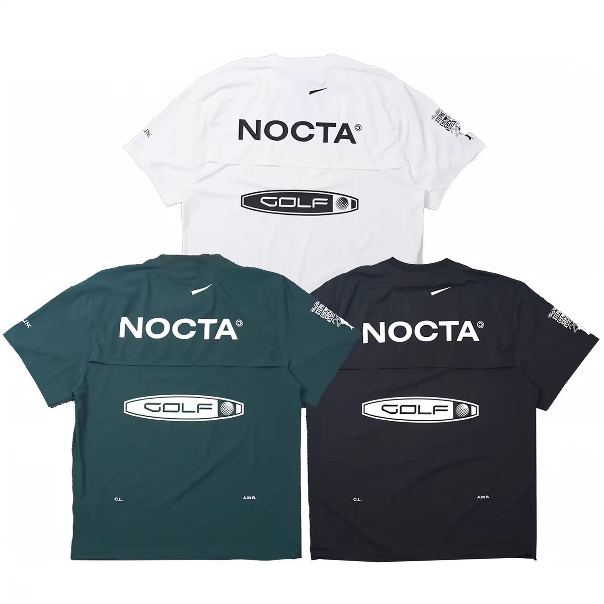 NOC1001 NOCTA 남자 반팔 티 회이트/블랙/그린 89000원