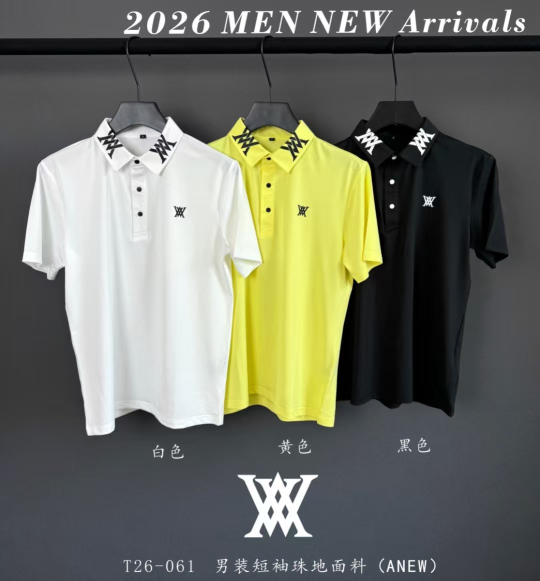 ANW2005 어뉴 남자 반팔티  화이트/블랙/엘로 68000원