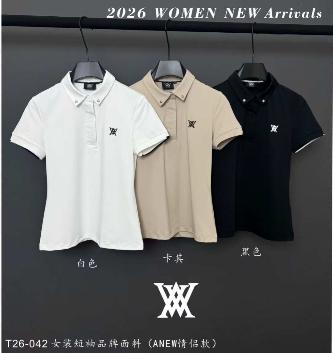 ANW3005 어뉴 여자 반팔티  화이트/카키/블랙 68000원