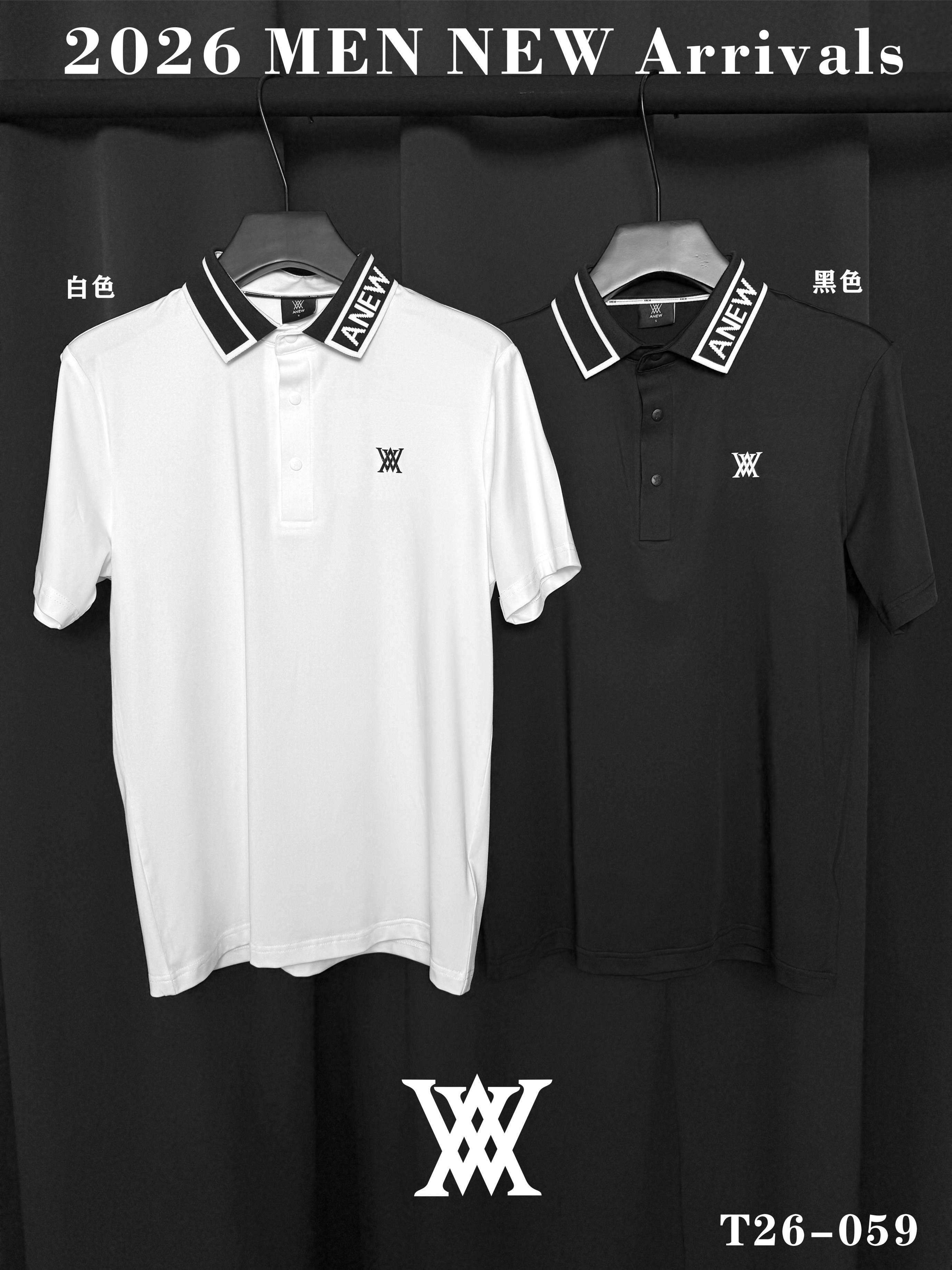 ANW2007 어뉴 남자 반바지 화이트/블랙 68000원
